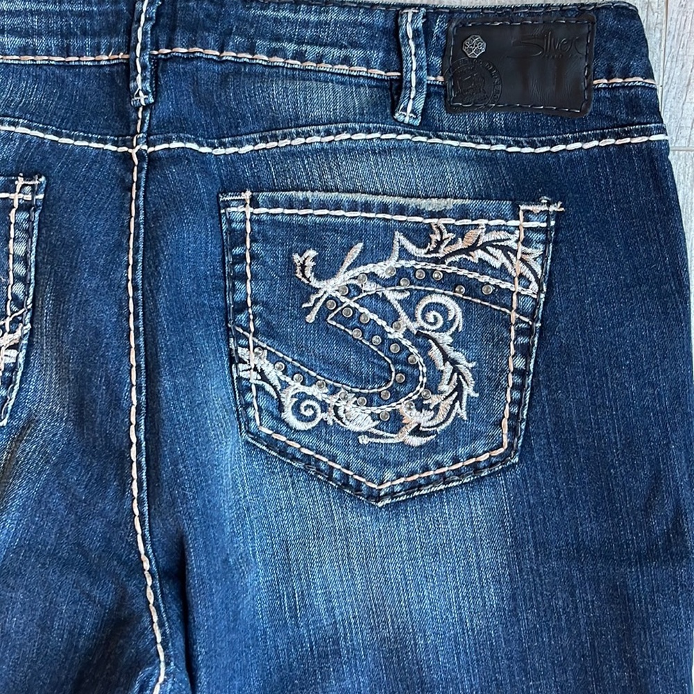 Silver Jeans Women's Blue Denim Jeans - Picture 8 of 14
